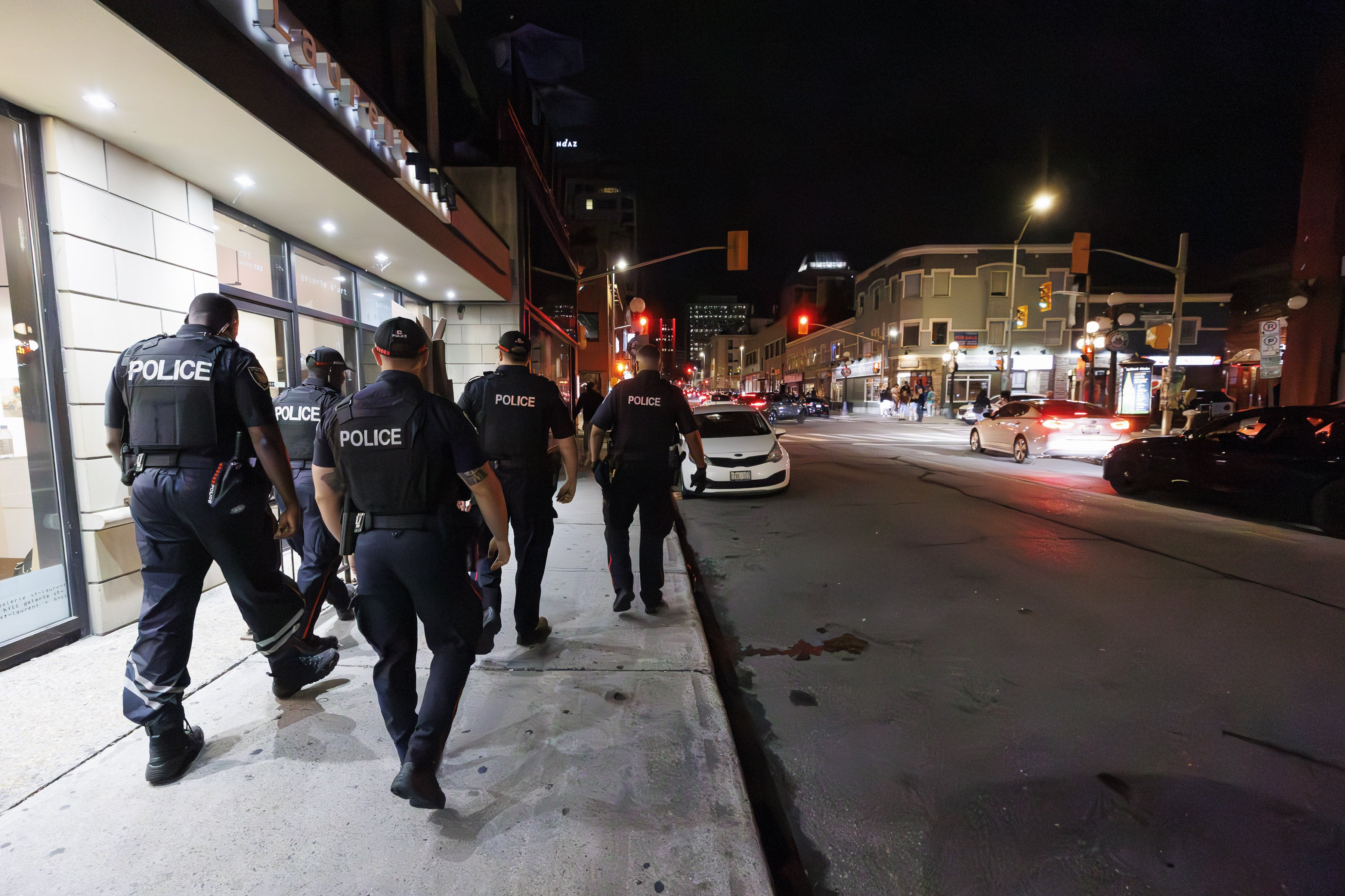 Increased police presence in the ByWard Market and Downtown Rideau area